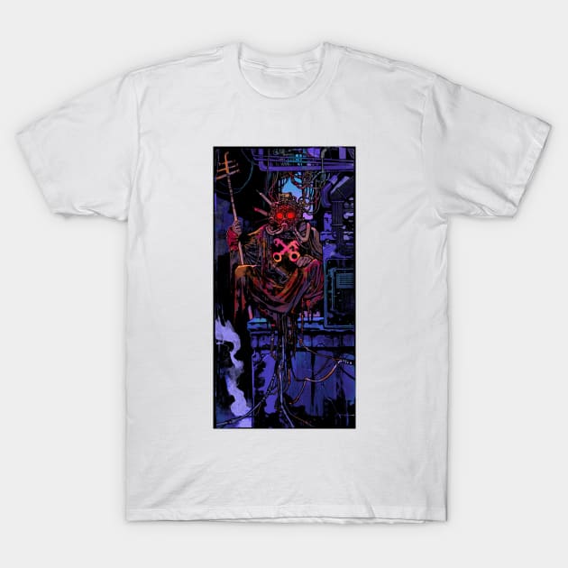 The Heirophant (Cyberpunk Tarot) T-Shirt by Joshessel